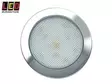LED-SISÄVALO PYÖREÄ 12V Ø76X9MM 6500K KROMI - LED-sisävalot, pyöreät - 1614-7515C - 1