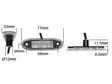 Led-äärivalo upotettava kirkas - 12-24V / 12mm reikään / IP69K - Kirkkaat äärivalot - 1608-3000C - 2