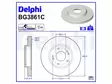 JARRULEVY DELPHI, 2 KPL / PKT, ETU, HYUNDAI KIA - Jarrulevyt - BG3861C - 2