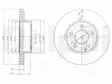 JARRULEVY DELPHI, 2 KPL / PKT, ETU, MERCEDES - Jarrulevyt - BG4227C - 2