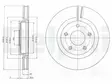 JARRULEVY DELPHI, 2 KPL / PKT, ETU, NISSAN - Jarrulevyt - BG4109C - 2