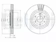 JARRULEVY DELPHI, 2 KPL / PKT, ETU, NISSAN - Jarrulevyt - BG4176C - 2