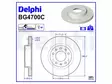 JARRULEVY DELPHI, 2 KPL / PKT, ETU, PEUGEOT 308 - Jarrulevyt - BG4700C - 2