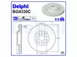 JARRULEVY DELPHI, 2 KPL / PKT, ETU, SEAT / VOLKSWAGEN - Jarrulevyt - BG4330C - 2