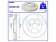 JARRULEVY DELPHI, 2 KPL / PKT, ETU, SUZUKI - Jarrulevyt - BG4816C - 2