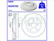 JARRULEVY DELPHI, 2 KPL / PKT, ETU, SUZUKI - Jarrulevyt - BG4816C - 1