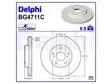 JARRULEVY DELPHI, 2 KPL / PKT, ETU, TOYOTA - Jarrulevyt - BG4711C - 2