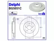 JARRULEVY DELPHI, 2 KPL / PKT ETU TOYOTA - Jarrulevyt - BG5051C - 2