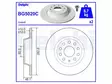 JARRULEVY DELPHI, 2 KPL / PKT, TAKA, AUDI / SEAT / SKODA / VOLKS - Jarrulevyt - BG5020C - 2
