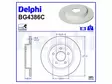 JARRULEVY DELPHI, 2 KPL / PKT, TAKA, FORD - Jarrulevyt - BG4386C - 2