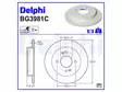 JARRULEVY DELPHI, 2 KPL / PKT, TAKA, HYUNDAI / KIA - Jarrulevyt - BG3981C - 2