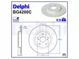 JARRULEVY DELPHI, 2 KPL / PKT, TAKA, TOYOTA - Jarrulevyt - BG4200C - 2