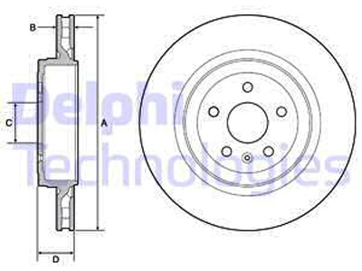 JARRULEVY DELPHI, 1 KPL / PKT, TAKA, TESLA - Jarrulevyt - BG9221C - 1