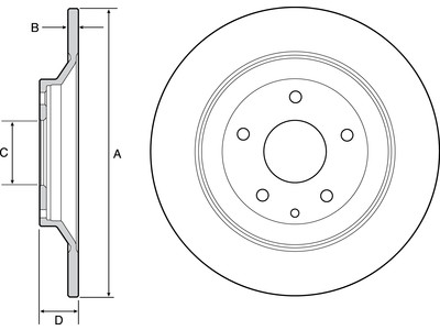 JARRULEVY DELPHI, 2 KPL / PKT, TAKA, MAZDA - Jarrulevyt - BG4567C - 1