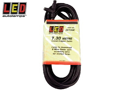 RUNKOKAAPELI, 5-JOHTOINEN - 7.3M # - LED-takavalotarvikkeet - 1614-5C730C - 1