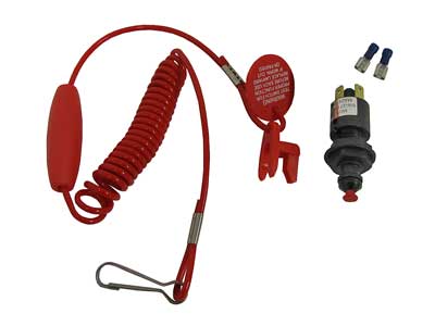 TURVAKYTKIN POISKYTKEVÄ SPIRAALIKAAPELILLA - Veneen turvakytkimet - 1800-048C - 1