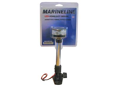 LED VENELYHTY 23CM, 360AST., SÄÄDETTÄVÄ JALKA - Venevalaisimet - 1800-087LED - 1