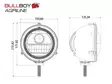 BULLBOY AGRILINE LED-AJOVALO HI/LO REF12.5 - Ajovaloumpiot - 1605-5000LED - 4