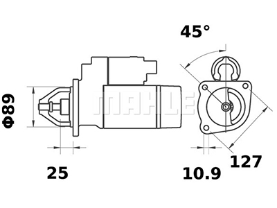 STARTTI IS0598 RVI 1097 - Startit - 5200-8323MAHLE - 2