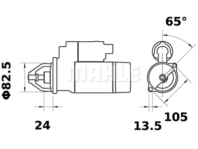 STARTTI IS1017 12V 2,7KW - Startit - 5200-65332MAHLE - 2