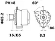LATURI 12V 100A MG180 - Laturit yleismallit - 3200-60921MAHLE - 2