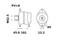 LATURI 24V 120A JOHN DEERE ERISTETTY - Laturit - 3200-60779MAHLE - 2