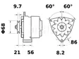 LATURI IA0069 24V 35A KHD * - Laturit - 3200-4326MAHLE - 2