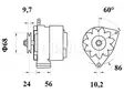 LATURI IA0502 33A CASE - Laturit - 3200-4536MAHLE - 2