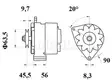 LATURI IA0664 - Laturit - 3200-4256MAHLE - 2