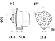 LATURI MAHLE MG17 24V 55A VOLVO - Laturit - 3200-4215MAHLE - 2