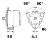 LATURI IA 1153 12V 120A KHD - Laturit - 3200-4563MAHLE - 2