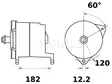 LATURI UUSI IA1097 24V 120A # - Laturit - 3200-4038MAHLE - 2
