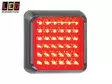 LED-TAKAVALO NELIÖ 100X100MM JARRU-PARKKI 12-24V - LED-neliö takavalot - 1614-80RME - 1