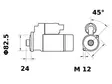 STARTTI 12V MS 23 - Startit - 5200-65770MAHLE - 2