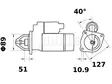 STARTTI MAHLE MS319 24V 4,0KW VOLVO BM - Startit ja niiden varaosat - 5200-8521MAHLE - 2
