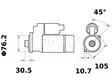 STARTTI IS1015 12V 1,2KW - Startit - 5200-8995MAHLE - 2