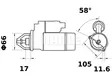 STARTTI IS1066 1,0 KW - Startit - 5200-8834MAHLE - 2