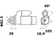 STARTTI IS1072 KHD 3,2KW 11-HAM - Startit - 5200-7131MAHLE - 2