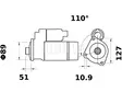 STARTTI IS1209 KHD 24V 6,5KW - Startit - 5200-65316MAHLE - 2