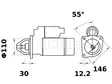 STARTTI IS1390 IVECO 24V 3,5KW - Startit - 5200-8321MAHLE - 2