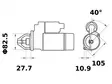 STARTTI MS658 12V 3,2KW - Startit - 5200-65588MAHLE - 2