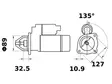 STARTTI MAHLE IS1348 12V 3,2KW - Startit - 5200-65384MAHLE - 2