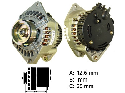 LATURI UUSI IA1042 80A PSA - Laturit - 3200-5011MAHLE - 1