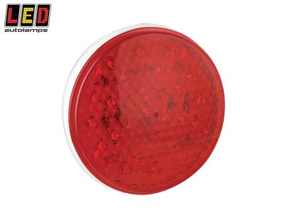 MODULITAKAVALO, PYÖREÄ 109 MM - TAKA/JARRU - LED-pyöreät takavalot - 1614-110RME - 1