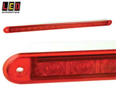 TAKA-/JARRUVALO, ERITYISKAPEA - 24V - LED-takavalot, muut muodot - 1614-380R24E - 1