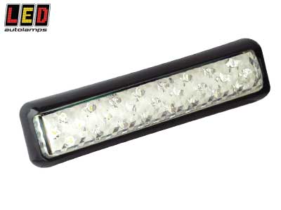 TAKAVALO, KAPEA, PERUUTUS - MUSTA KEHYS - LED-peruutusvalo - 1614-200WME - 1