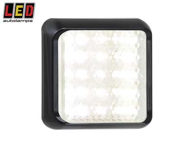 TAKAVALO, NELIÖ, PERUUTUS - MUSTA KEHYS - LED-peruutusvalo - 1614-80WME - 1