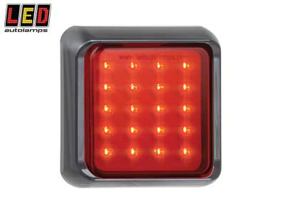 TAKAVALO, NELIÖ, SUMU - MUSTA KEHYS - LED-takasumuvalot - 1614-80FME - 1