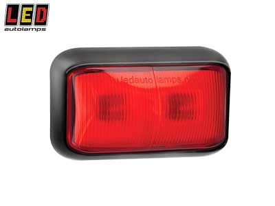 TAKAÄÄRIVALO - MUSTA RUNKO - Punaiset äärivalot - 1614-58RME - 1