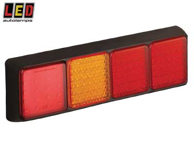 YHDISTELMÄTAKAVALO 80-SARJA, 4-OS. - LED-takavalotarvikkeet - 1614-80BFARRME - 1